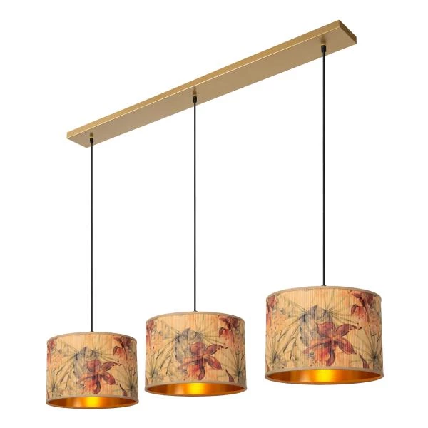 Lucide TANSELLE - Pendant light - 3xE27 - Multicolor - detail 6